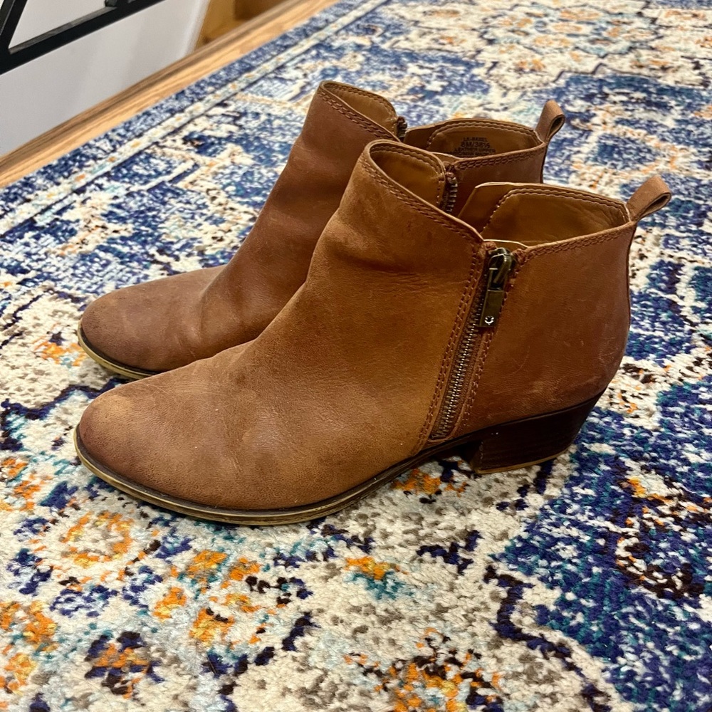 Lucky Brand Women's Basel Leather Booties
